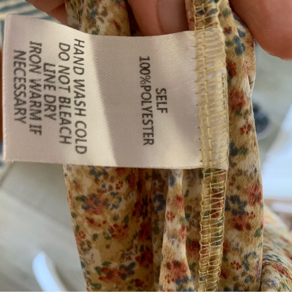 Brown Floral Baby Doll Tiered Dress - Picture 6 of 6